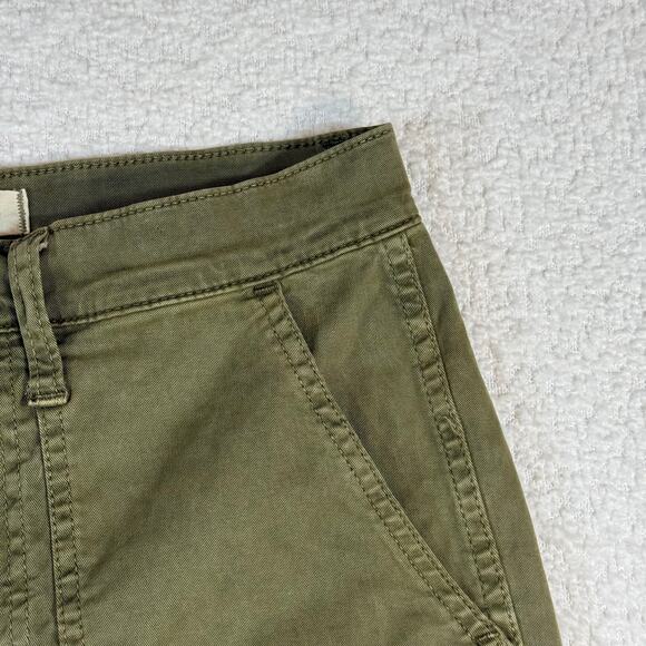 Madewell Stovepipe Fatigue Pants: TENCEL™ Lyocell Edition olive green size 27 - Picture 3 of 8